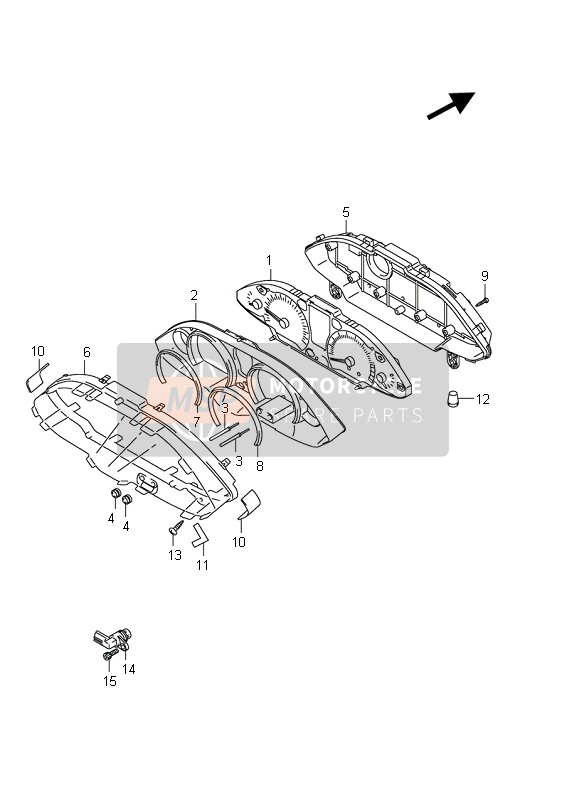 Speedometer (AN400 E19)